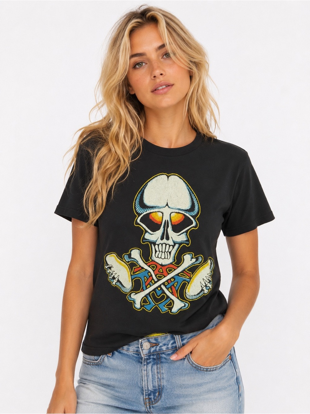 Grateful Dead Aoxomoxoa Graphic Tee | Junk Food Clothing | Skull & Crossbones